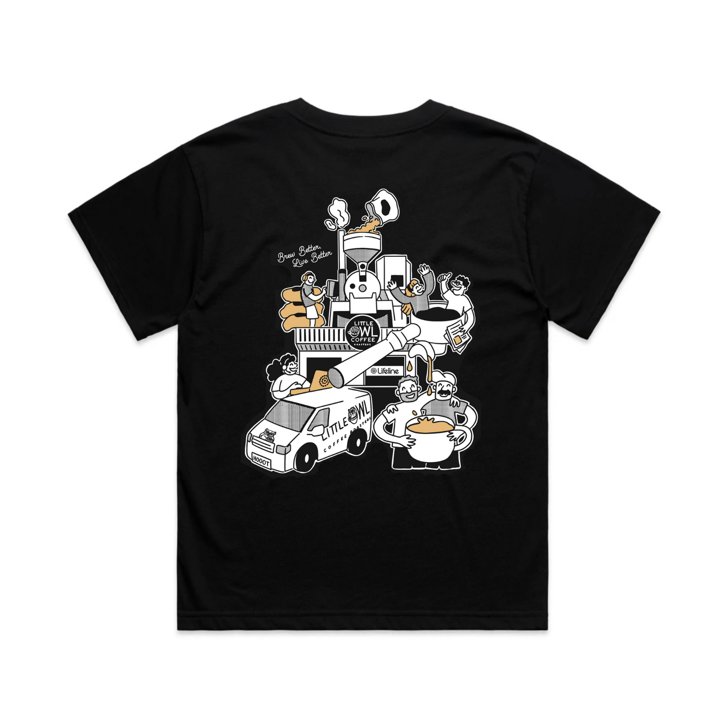 Brew Better, Live Better Womens T-Shirt