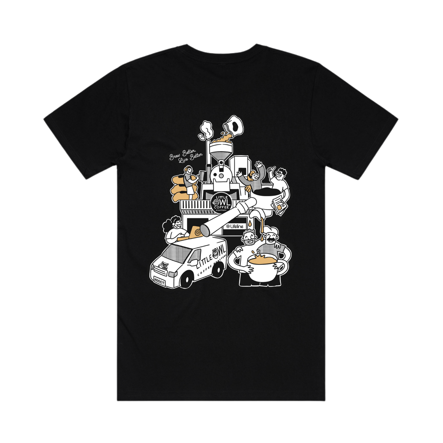 Brew Better, Live Better Unisex T-Shirt
