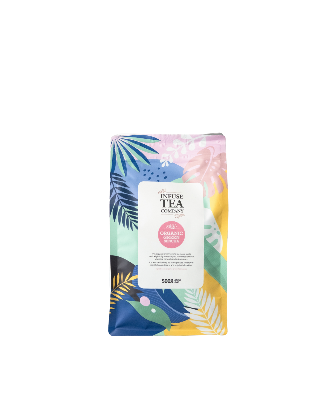 Infuse Tea – Organic Green Sencha – 500g Loose Leaf